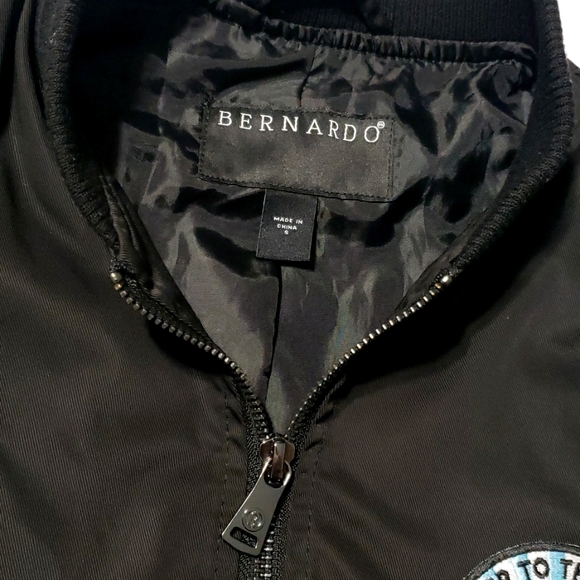 BERNARDO Bomber Jacket with Patches Unisex - Picture 6 of 13